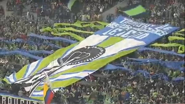 Seattle Sounders MLS Inaugural game