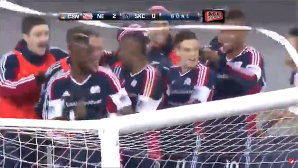 Kelyn Rowe First MLS Goal