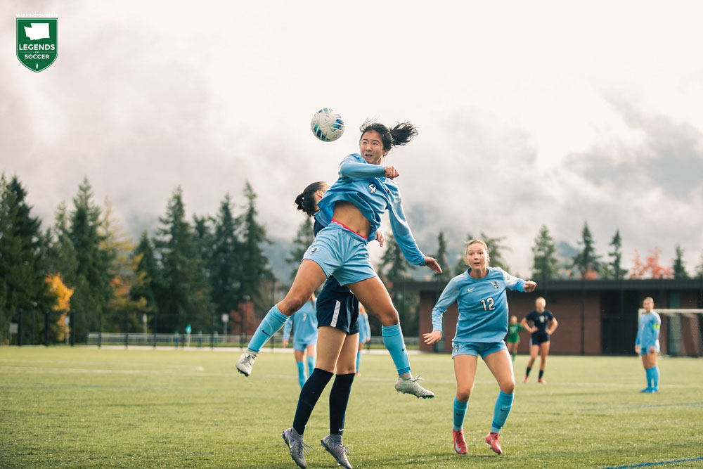 Western Washington's Morgan Manalili capped her career in 2025 with 17 goals, eight assists and first team All-America honors. (Craig Collier/Western Washington)